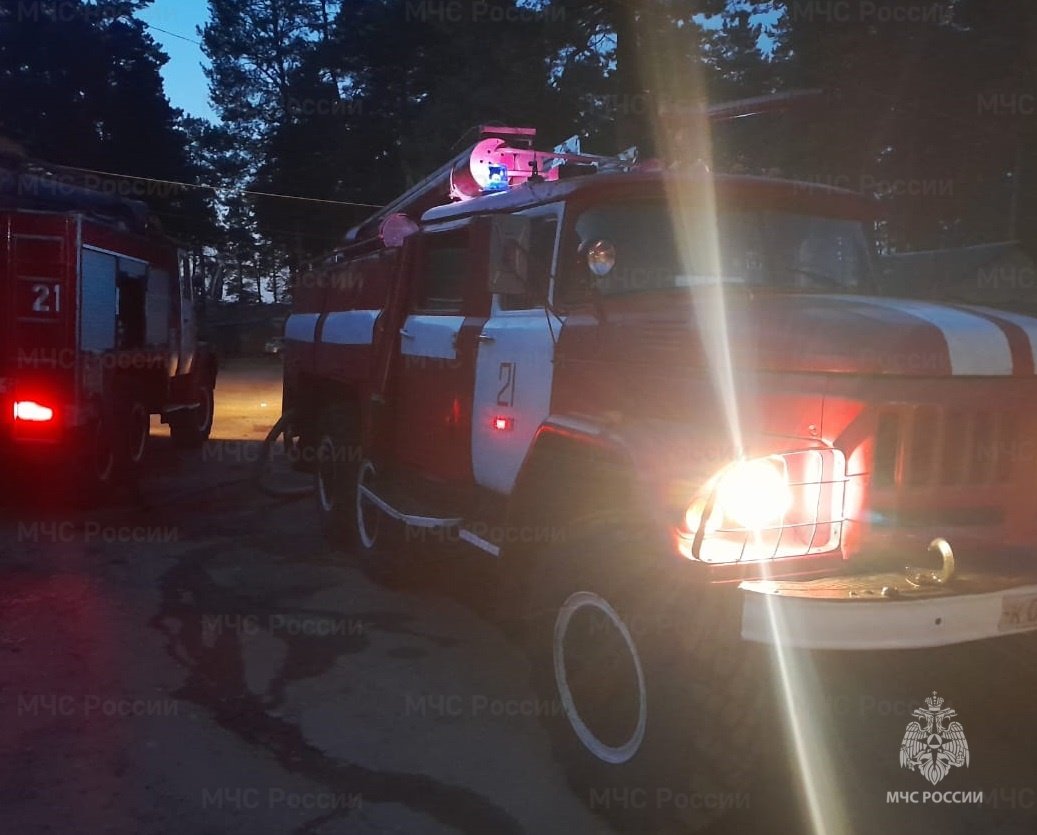 Пожар в г. Юхнов, ул. Генерала Попкова